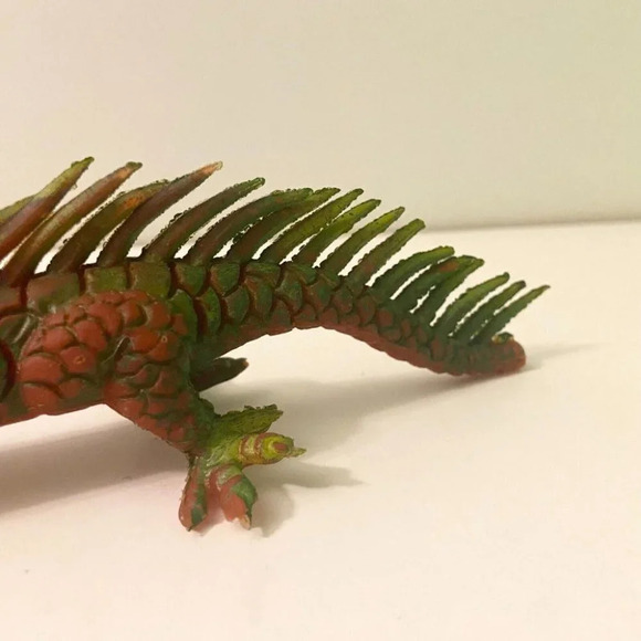 Vintage Rubber Dragon Jiggler Hong Kong 12 Inch Rubbery Toy Figure Broken Tail - Picture 5 of 16